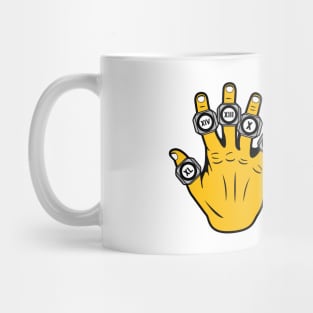 6 Rings Pitt - White Mug